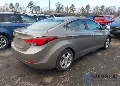 2016 Hyundai Elantra Value Edition из США, поврежденный, VIN 5NPDH4AEXGH791033